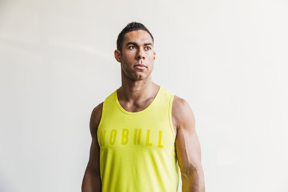 NOBULL Men's Tank (Neon) Yellow