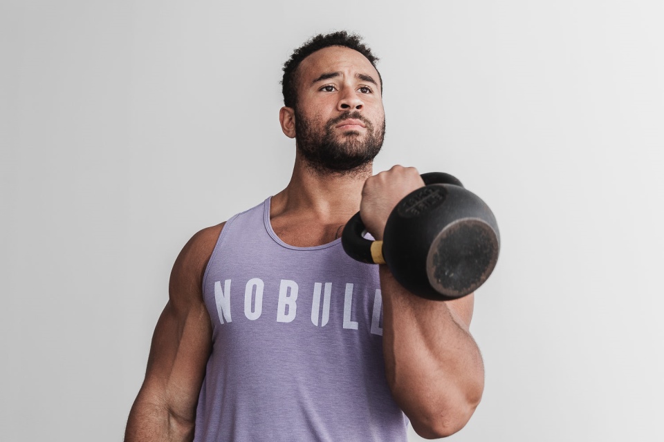 NOBULL Men's Tank (Seasonal Colors) Lavender