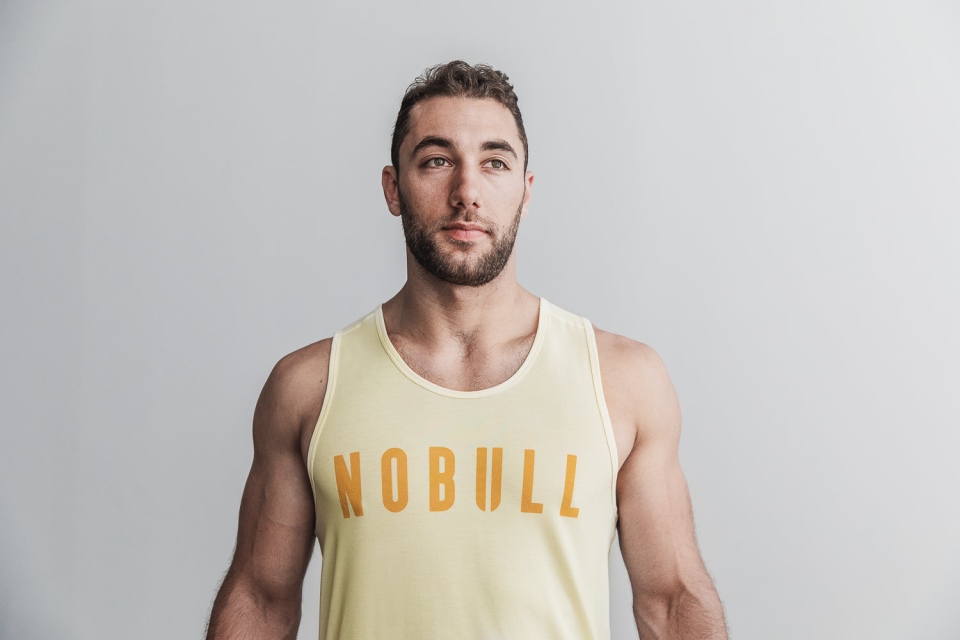 NOBULL Men's Tank (Seasonal Colors) Vanilla