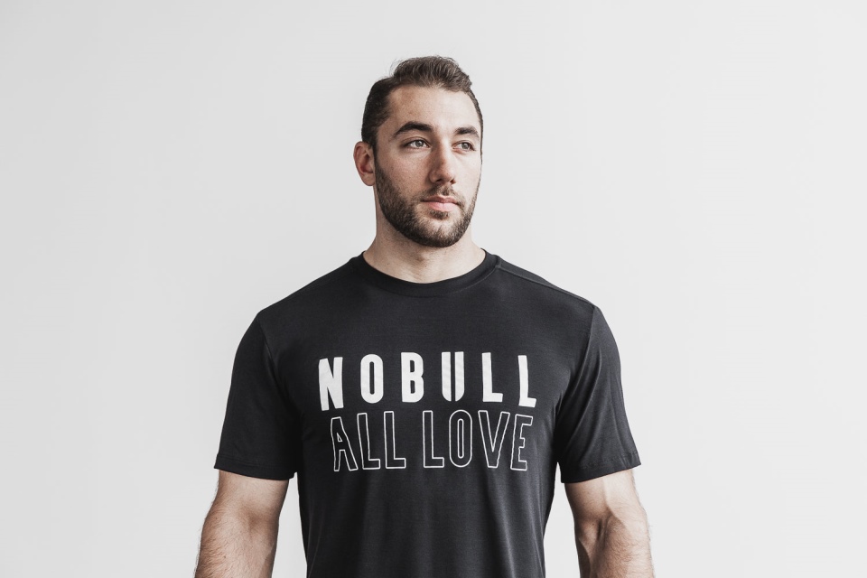 NOBULL Men's Tee (All Love) Black