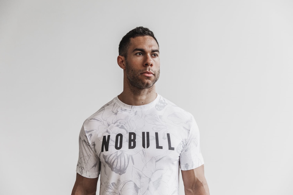 NOBULL Men's Tee (Butterfly) Grey