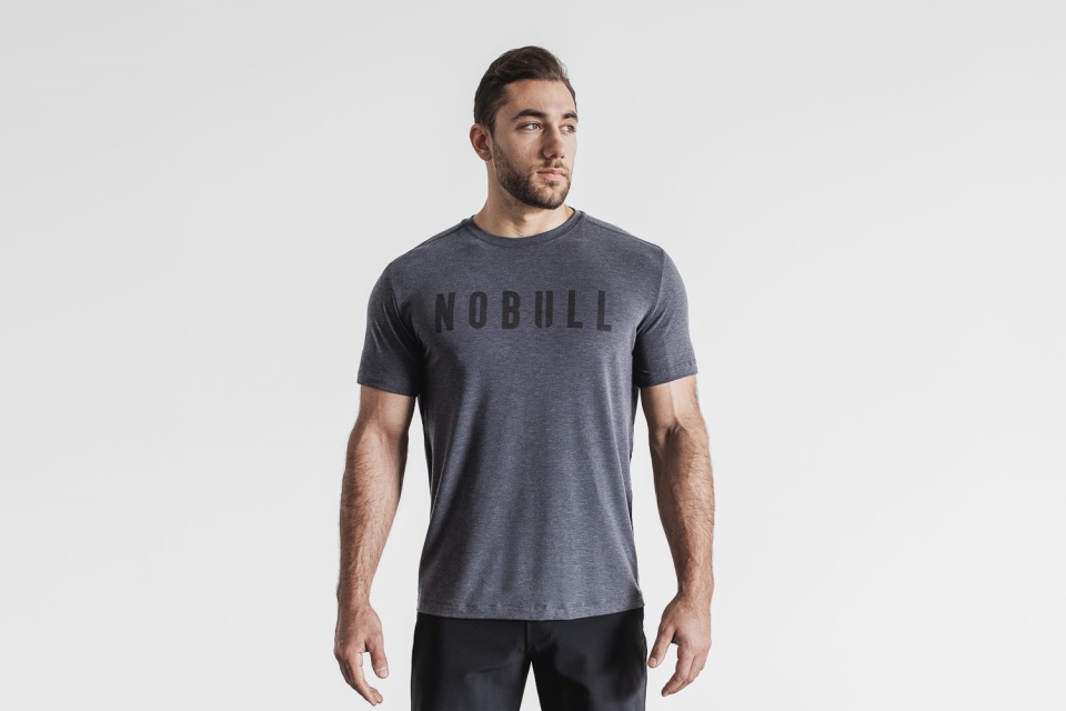 NOBULL Men's Tee (Classic Colors) Charcoal