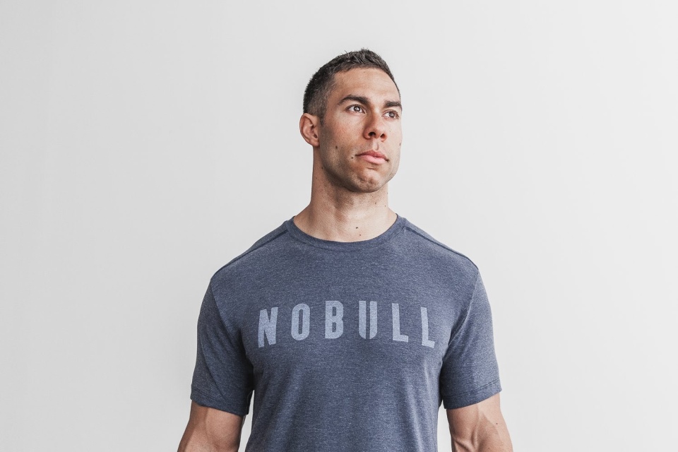 NOBULL Men's Tee (Classic Colors) Navy