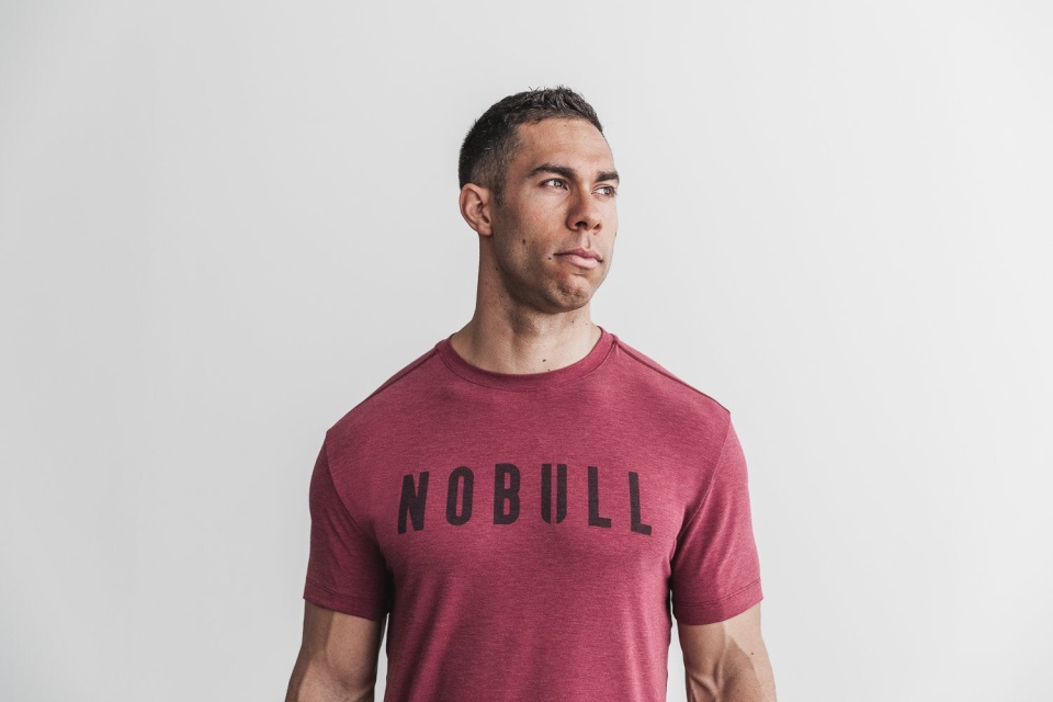 NOBULL Men's Tee (Classic Colors) Wine