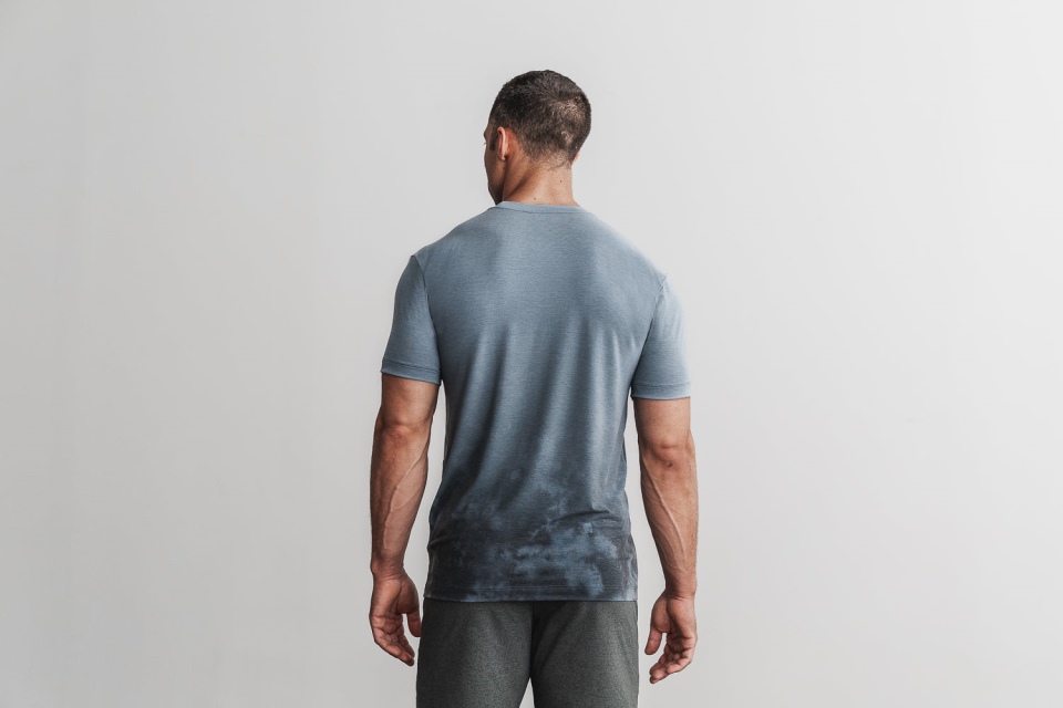 NOBULL Men's Tee (Dip-Dye) Slate