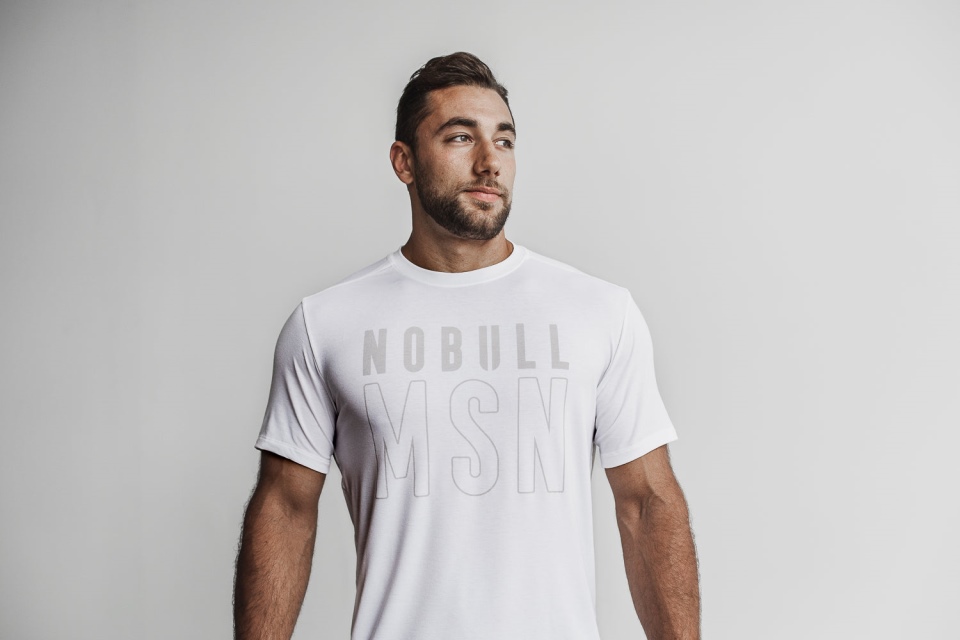 NOBULL Men's Tee (Madison) White