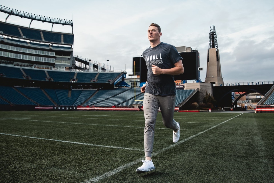 NOBULL Men's Tee (New England) Navy