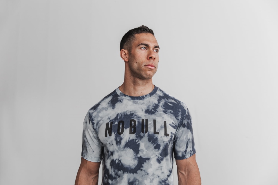 NOBULL Men's Tee (Tie-Dye) Crystal