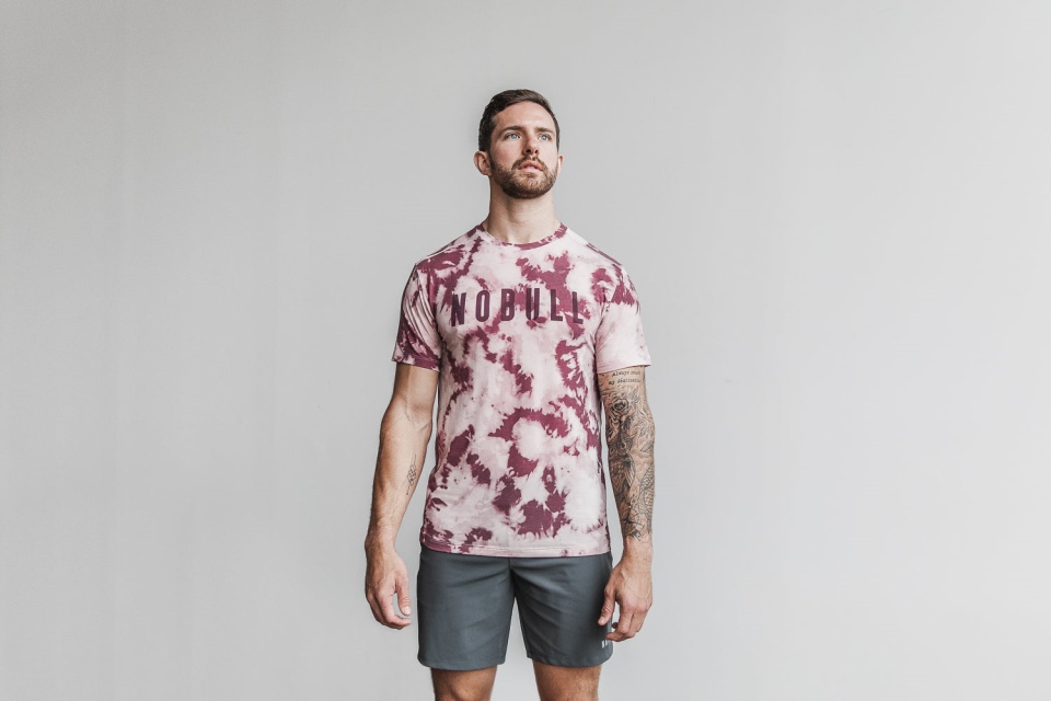 NOBULL Men's Tee (Tie-Dye) Dusty