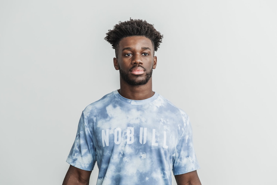 NOBULL Men's Tee (Tie-Dye) Ice