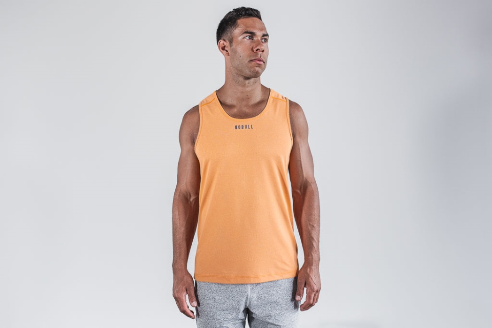 NOBULL Men's Textured Tank Nectar