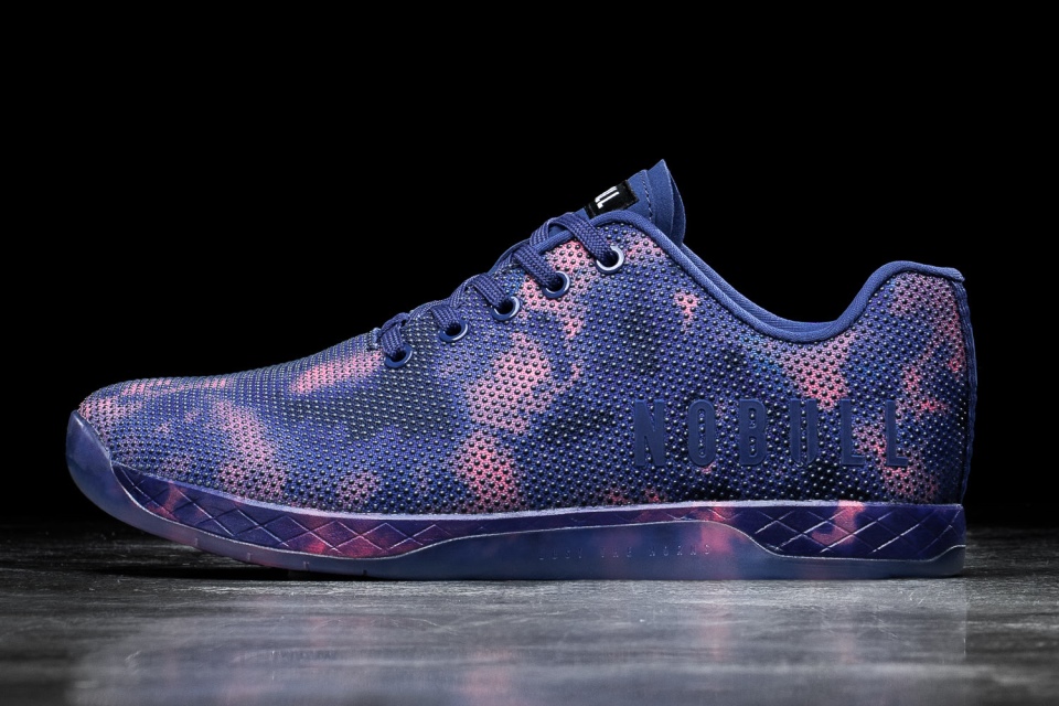 NOBULL Men's Trainer Indigo & Pink Tie-Dye