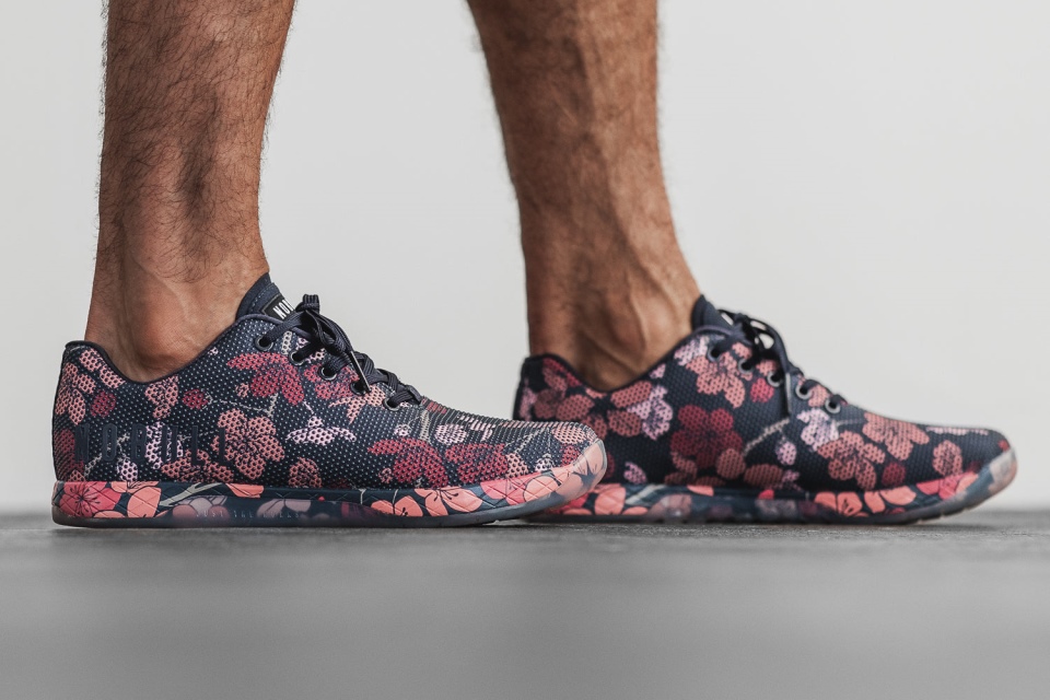 NOBULL Men's Trainer Navy Cherry Blossom