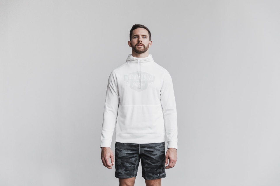 NOBULL Men's Wodapalooza Hoodie White