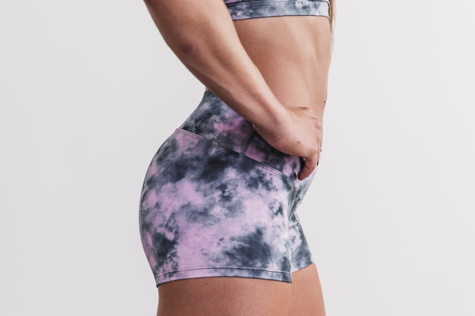 NOBULL Short 2" (Tie-Dye) Pink