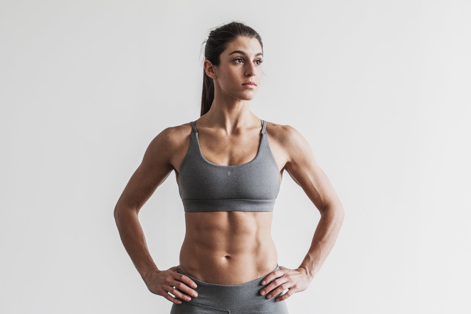 NOBULL Sports Bra (Heather) Light