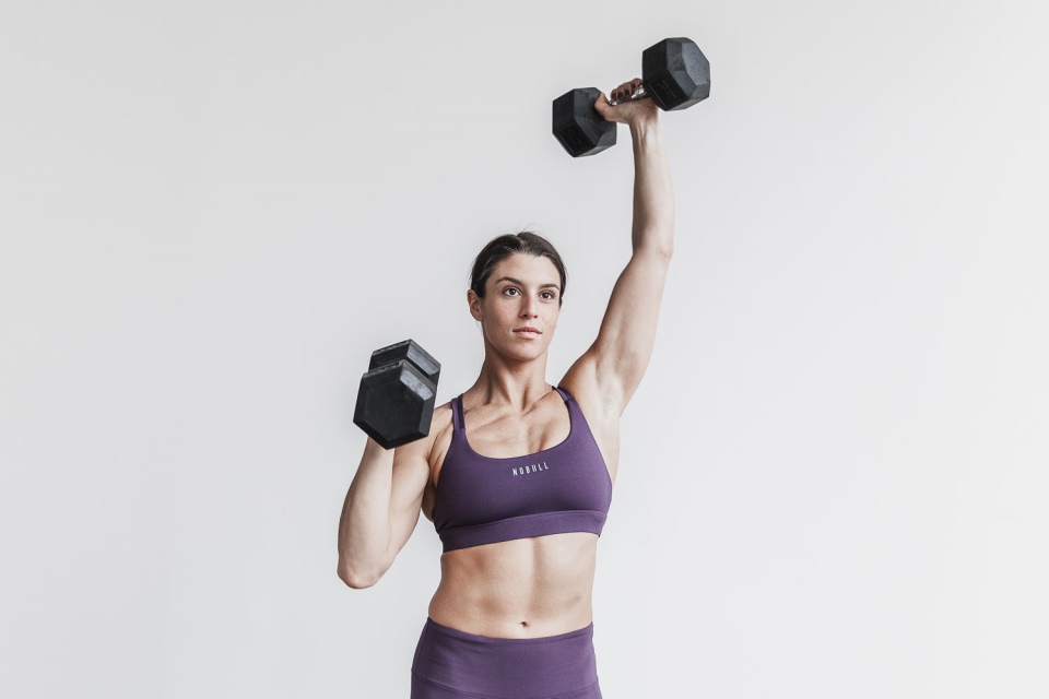 NOBULL Sports Bra Plum