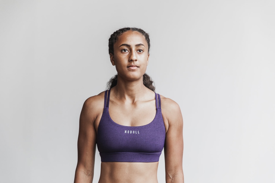 NOBULL Sports Bra (Plush Heather) Dark