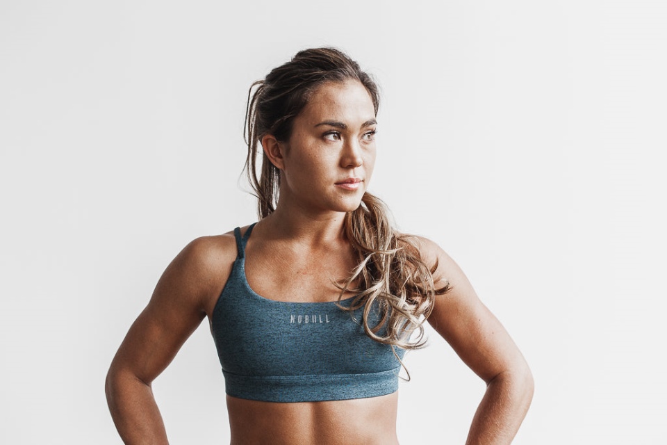 NOBULL Sports Bra (Plush Heather) Teal