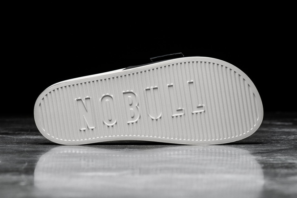 NOBULL Women's Adjustable Slide Black Ivory