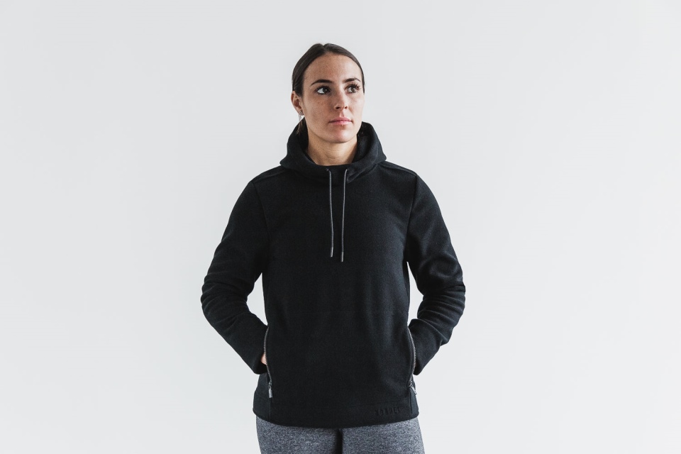 NOBULL Women's Arctic Pullover Hoodie Black