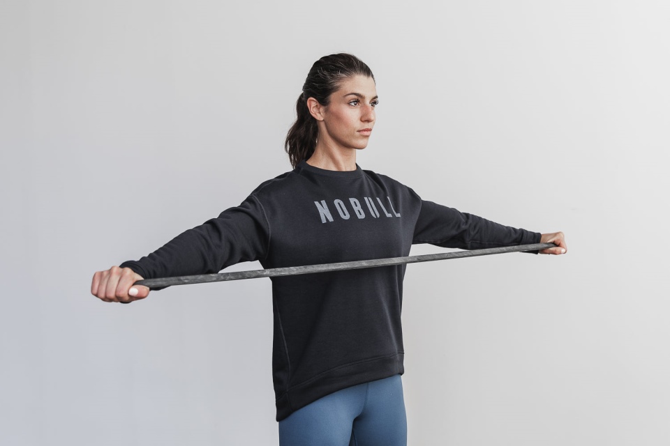 NOBULL Women's Crew Sweatshirt Black