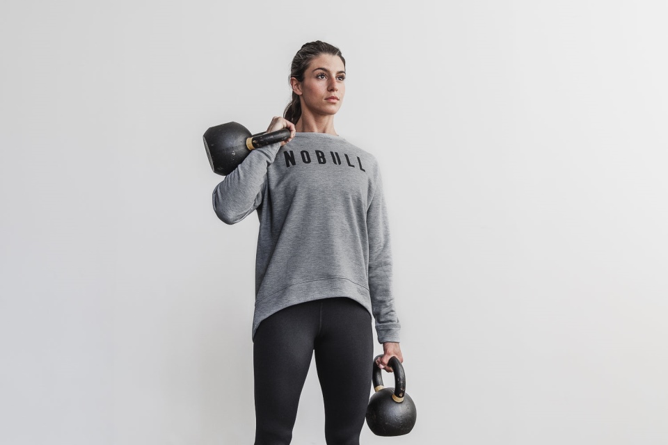 NOBULL Women's Crew Sweatshirt Grey