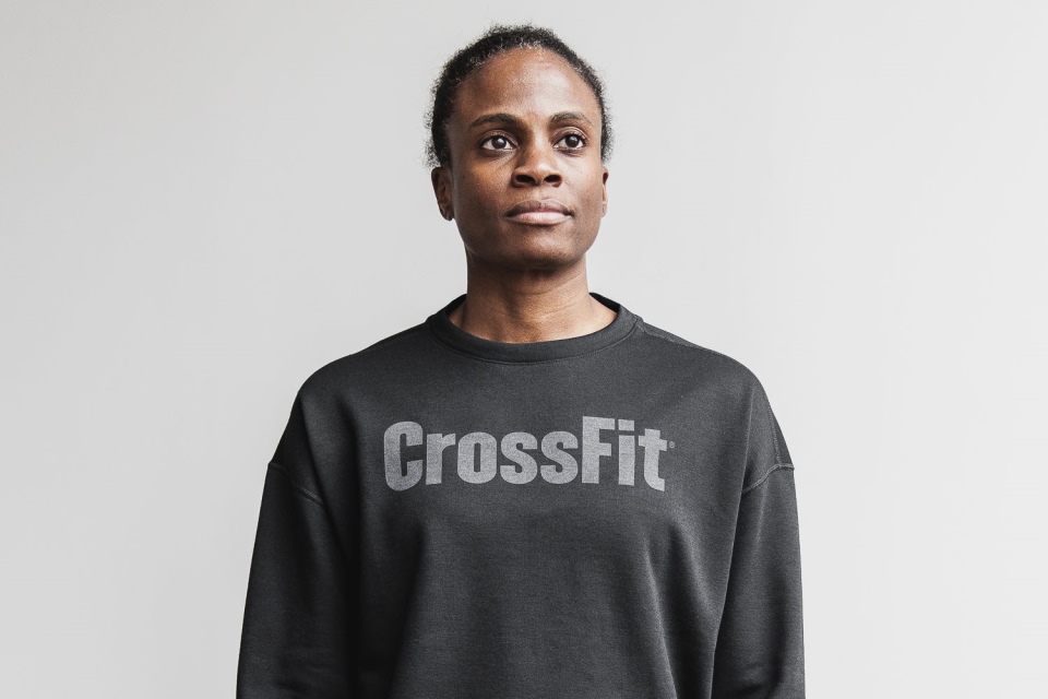 NOBULL Women's Crossfit Crew Sweatshirt Black