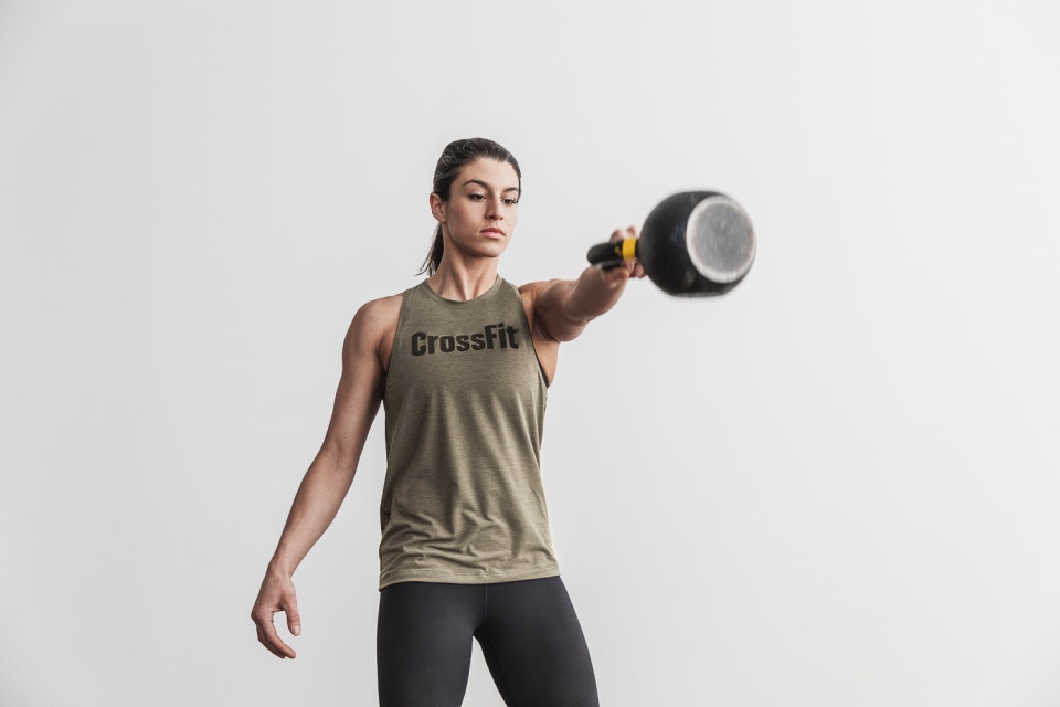 NOBULL Women's Crossfit High-Neck Tank Army