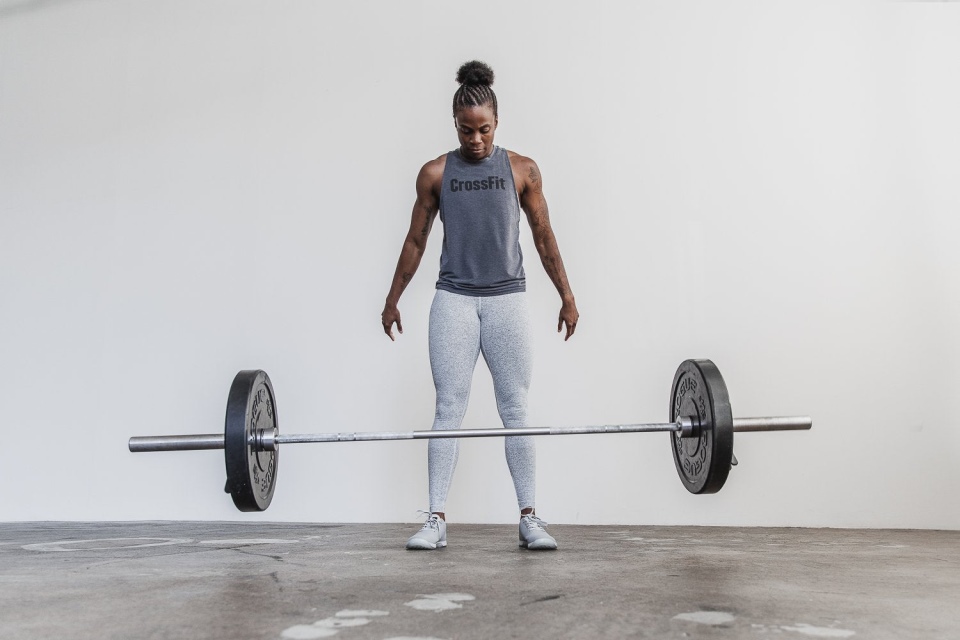 NOBULL Women's Crossfit High-Neck Tank Charcoal