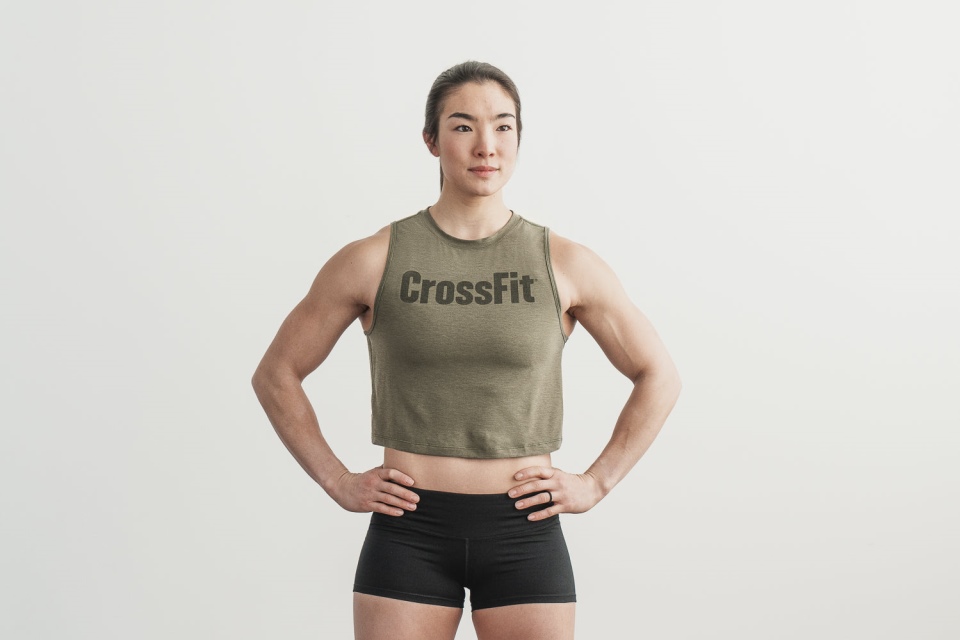 NOBULL Women's Crossfit Muscle Tank Army