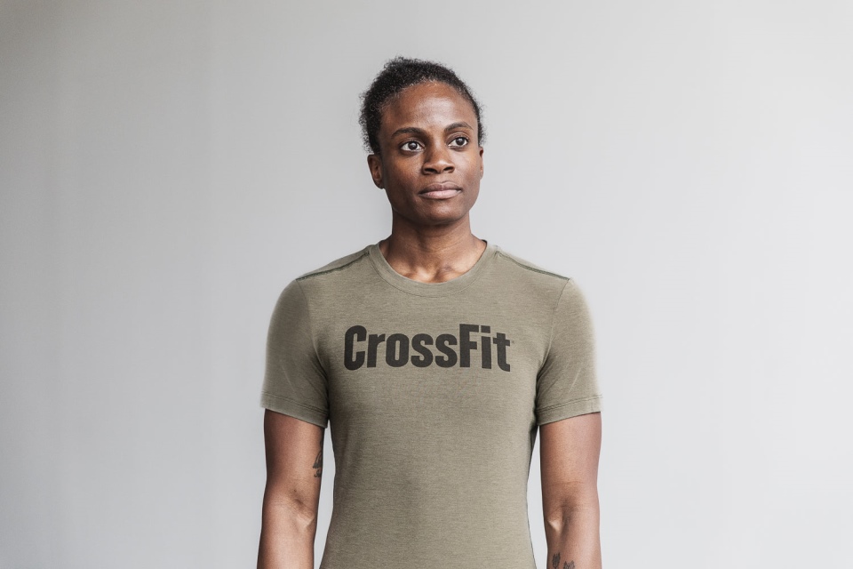 NOBULL Women's Crossfit Tee Army