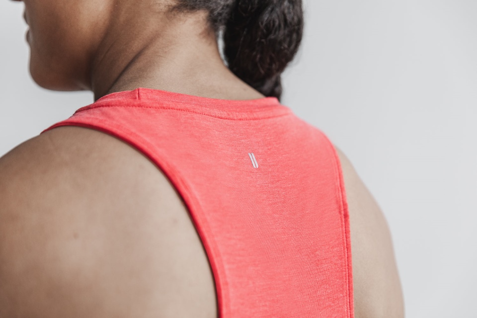 NOBULL Women's High-Neck Tank (All Love) Red