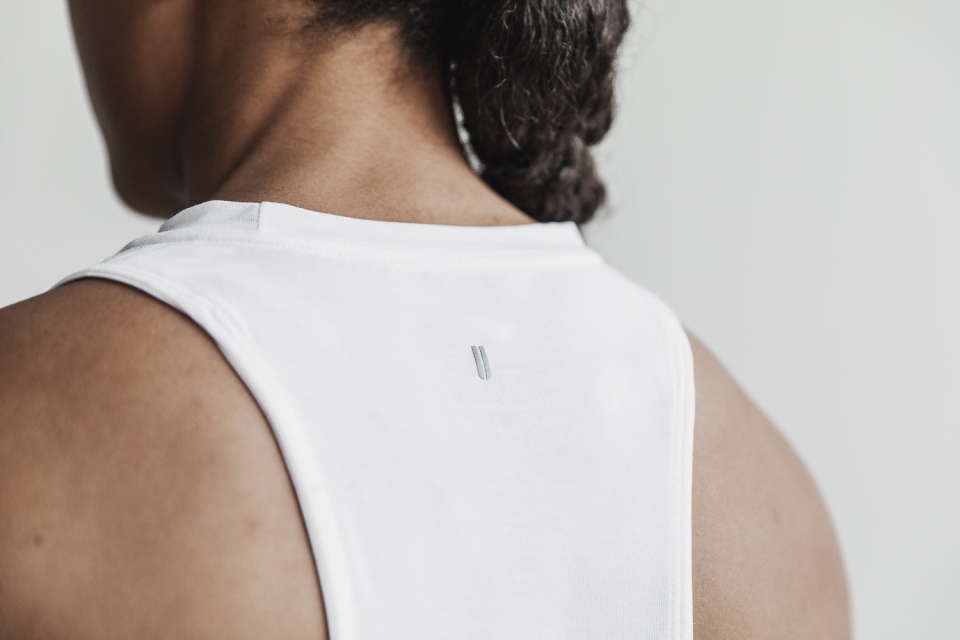 NOBULL Women's High-Neck Tank (All Love) White