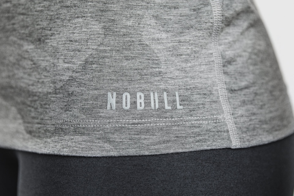 NOBULL Women's High-Neck Tank (Camo) Grey Camo