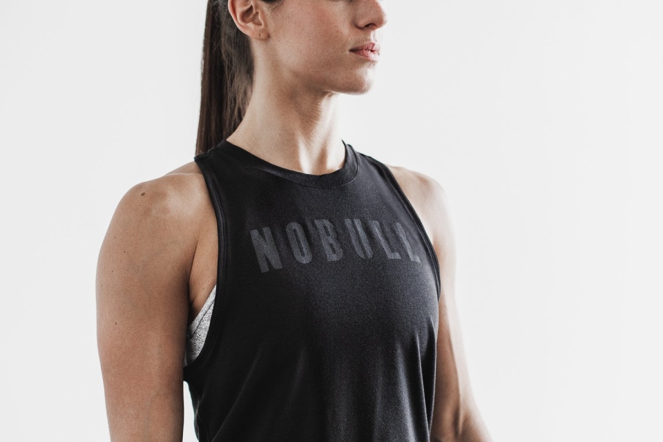 NOBULL Women's High-Neck Tank (Classic Color) Black