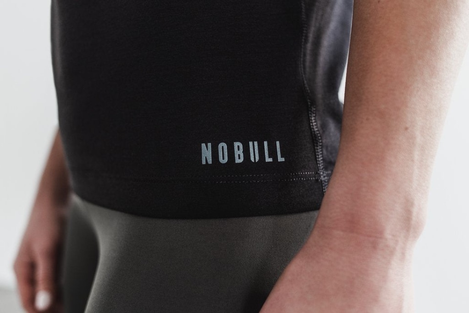 NOBULL Women's High-Neck Tank (Classic Colors) Black