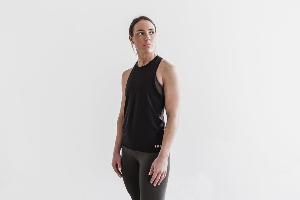 NOBULL Women's High-Neck Tank (Classic Colors) Black