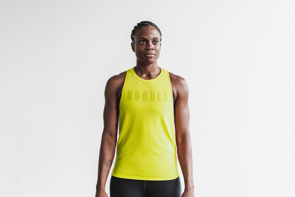 NOBULL Women's High-Neck Tank (Neon) Yellow