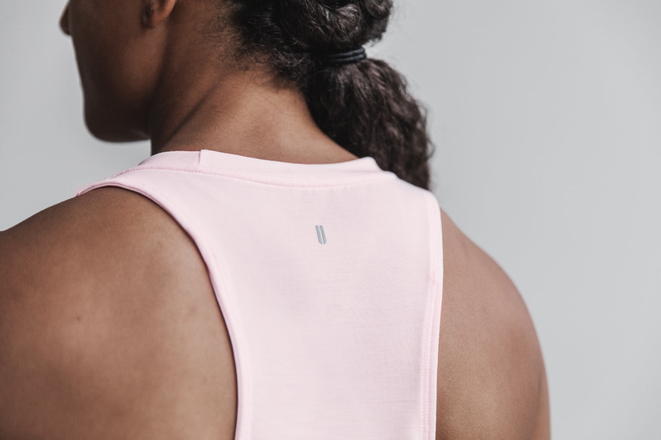NOBULL Women's High-Neck Tank (Seasonal Color) Blush