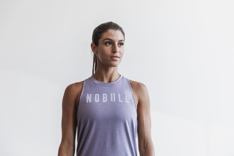 NOBULL Women's High-Neck Tank (Seasonal Colors) Lavender