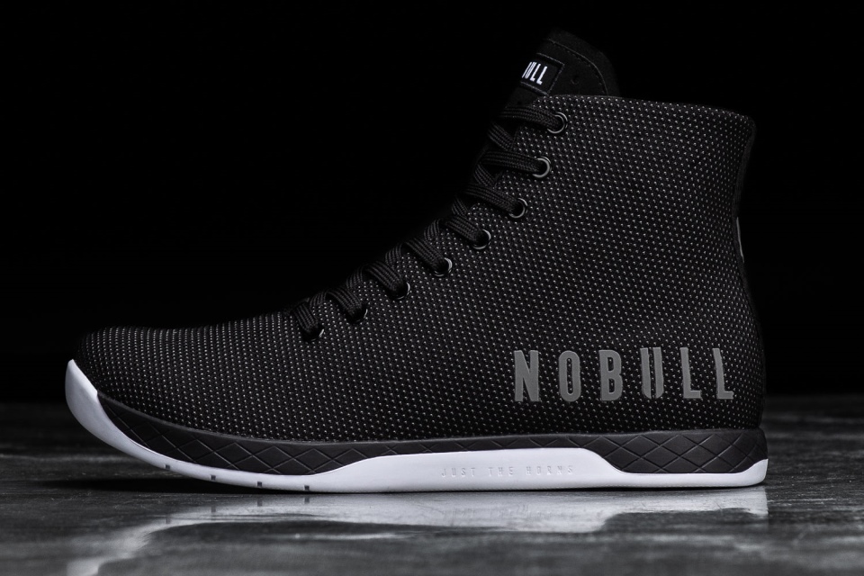 NOBULL Women's High-Top Trainer Black And White