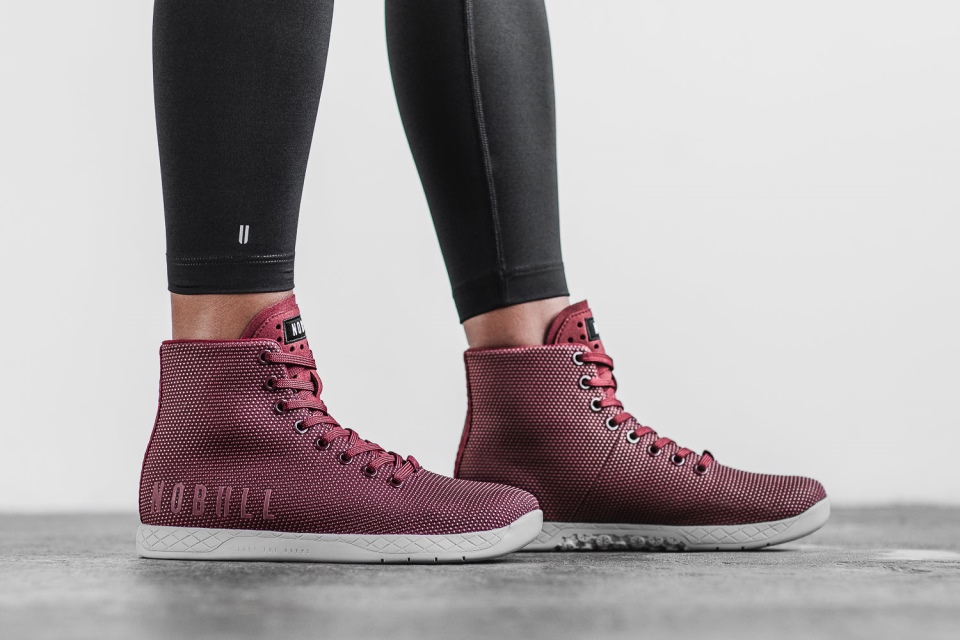 NOBULL Women's High-Top Trainer Cabernet Arctic