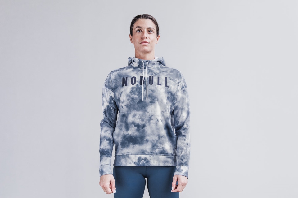 NOBULL Women's Hoodie (Tie-Dye) White