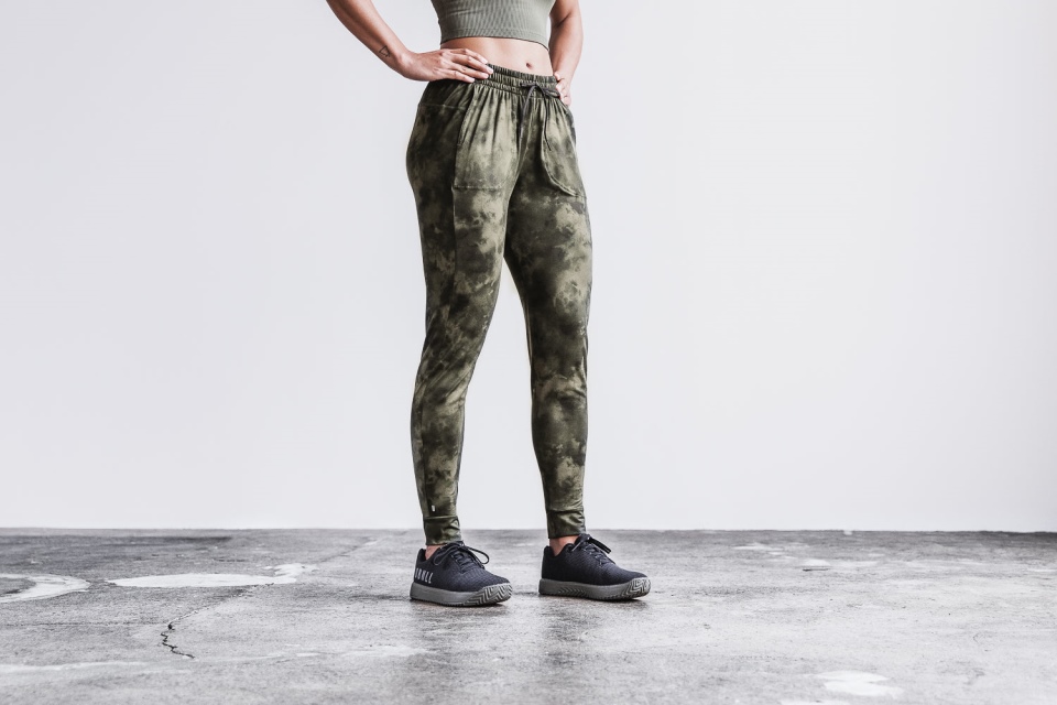 NOBULL Women's Jogger (Tie-Dye) Army