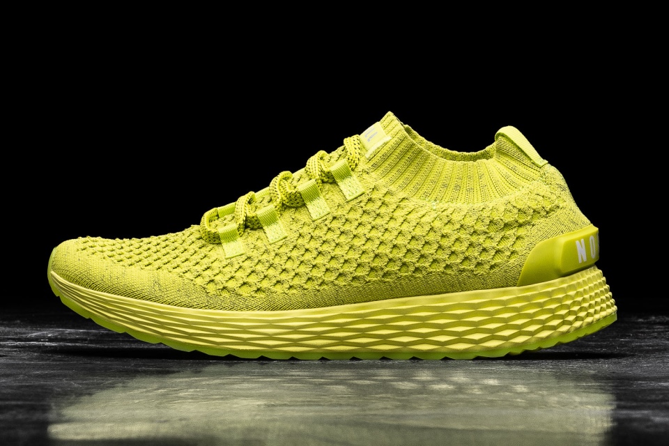 NOBULL Women's Knit Runner Neon Lime Reflective