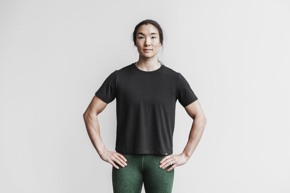 NOBULL Women's Lightweight Boxy Tee Black