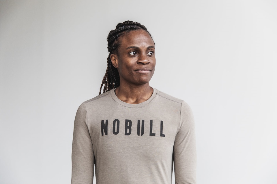 NOBULL Women's Long Sleeve Tee Rock