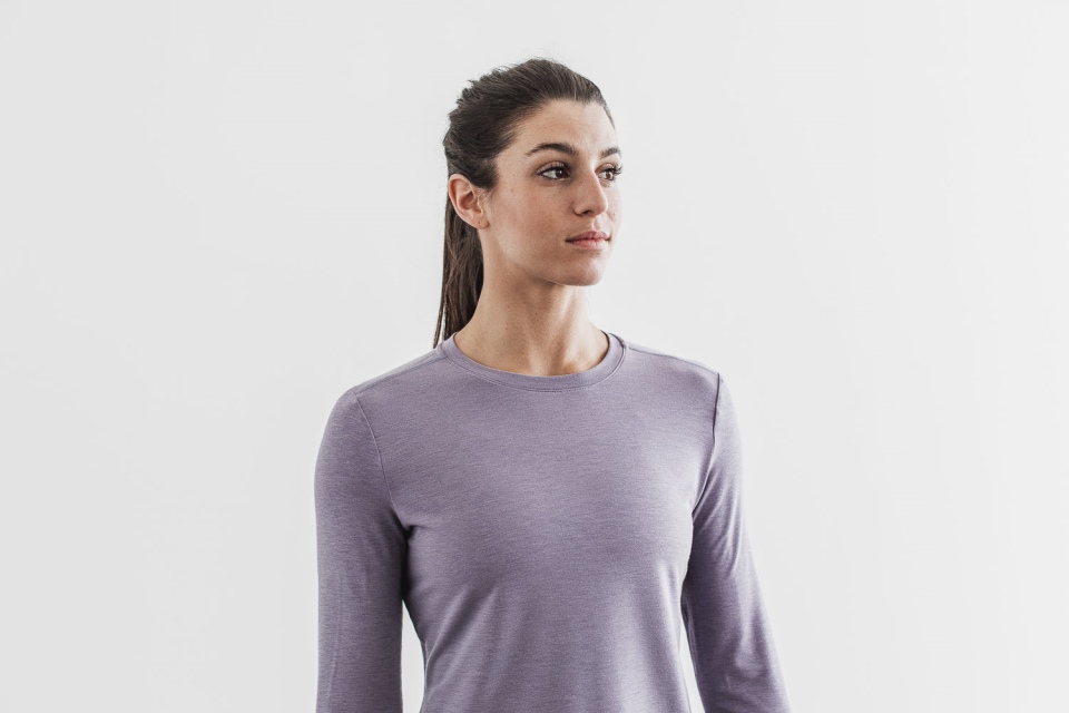 NOBULL Women's Long Sleeves Tee Lavender