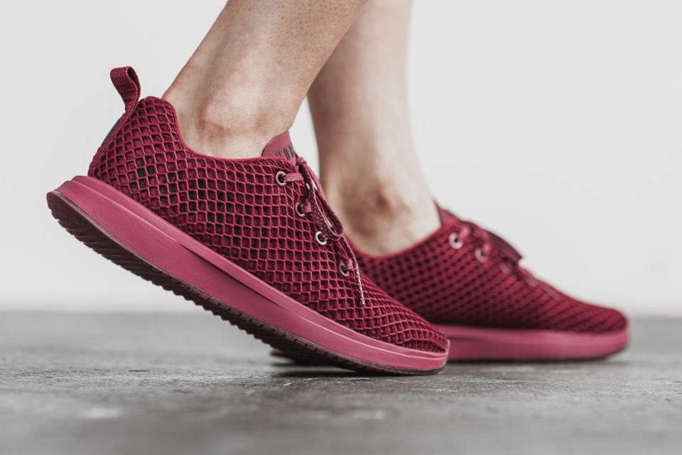 NOBULL Women's Mesh Runner Maroon